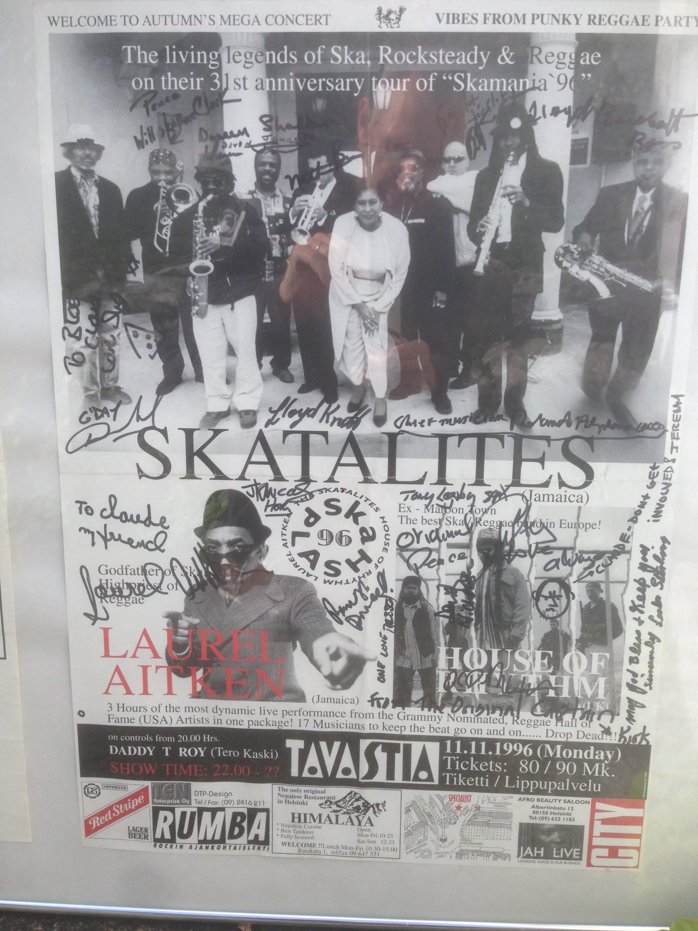 Skasplash 1996, Helsinki Tavastia