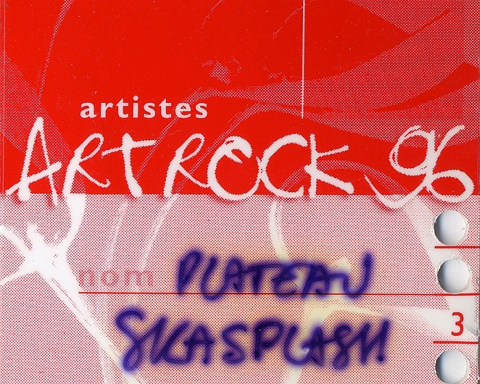 Backstage pass Art Rock Festival 1996