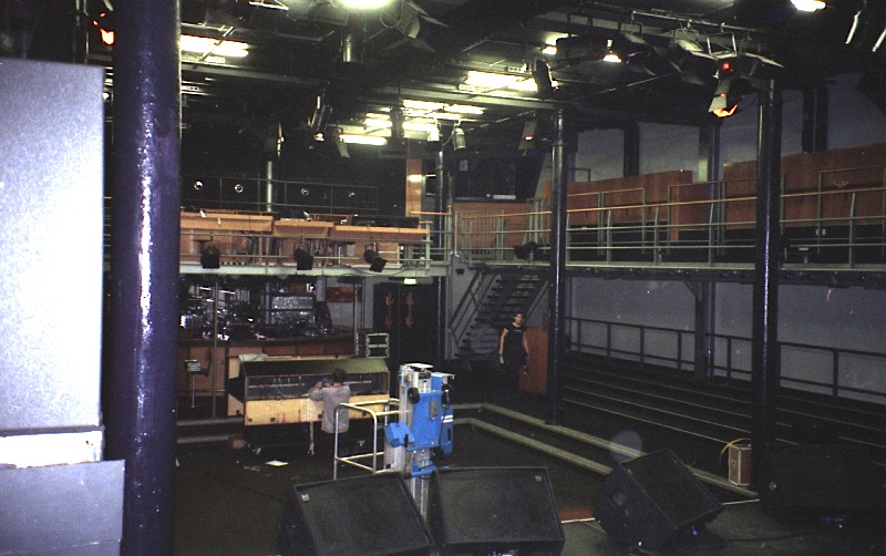 View from the stage at Melkweg, Amsterdam, Netherlands 1996