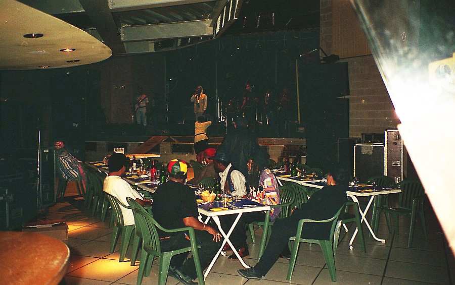 Soundcheck House Of Rhythm while The Skatalites having diner at Le Bikini, Toulouse 1996