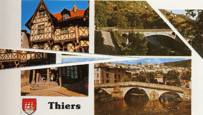 Postcard from Thiers 1996
