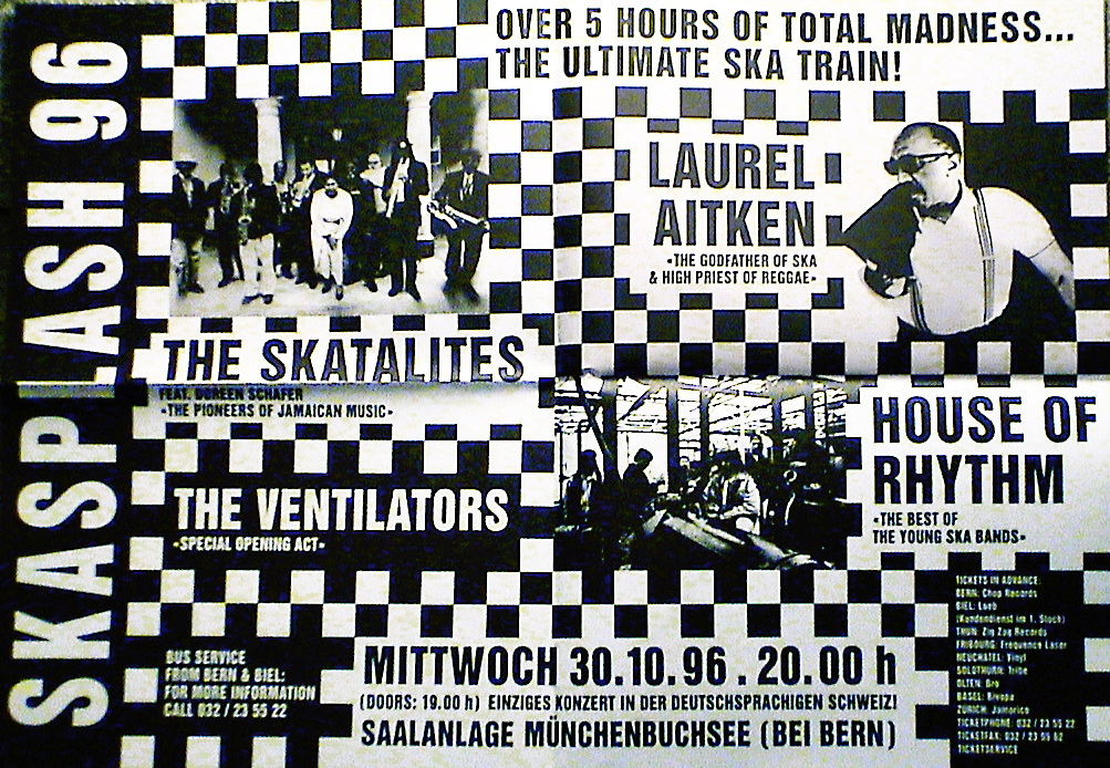 Poster of the Skasplash in Munchenbuchsee 1996