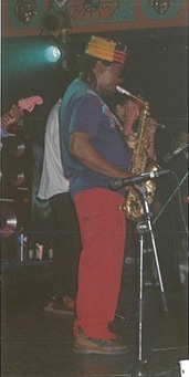 Soundcheck with Lester Sterling at Rockstore, Montpellier 1996