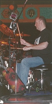 Soundcheck with Jeremy at Rockstore, Montpellier 1996
