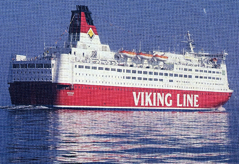Leaflet of our ferry from Viking Line 1996
