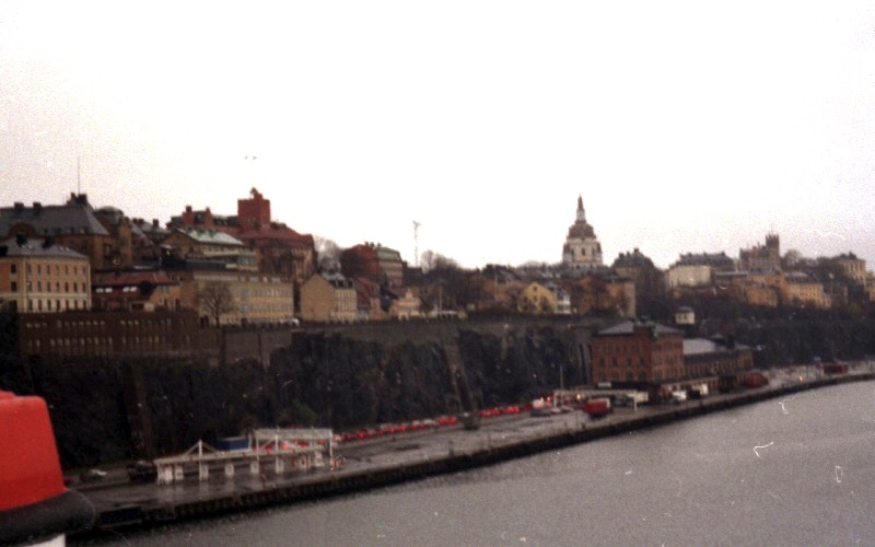 View to Stockholm from the ferry 1996