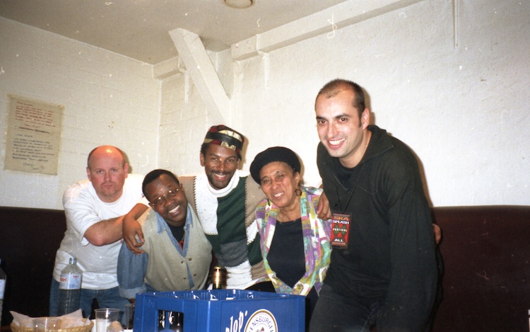 Doreen Shaffer & House Of Rhythm, backstage, Fabrik, Hamburg 1996