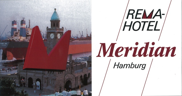 Prospectus Hotel Meridian, Hamburg 1996